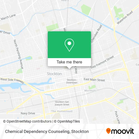 Mapa de Chemical Dependency Counseling