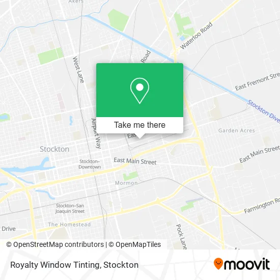 Mapa de Royalty Window Tinting