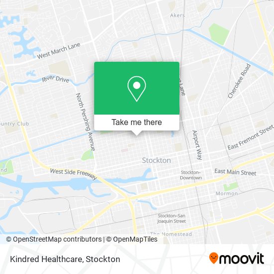 Kindred Healthcare map