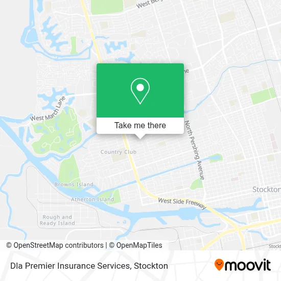 Dla Premier Insurance Services map