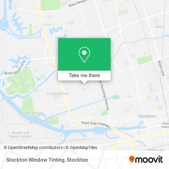 Stockton Window Tinting map