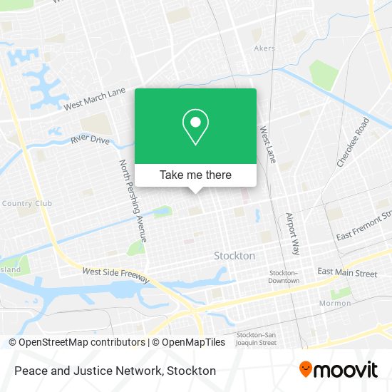 Mapa de Peace and Justice Network