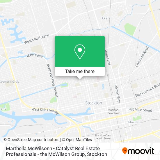 Marthella McWilsonn - Catalyst Real Estate Professionals - the McWilson Group map