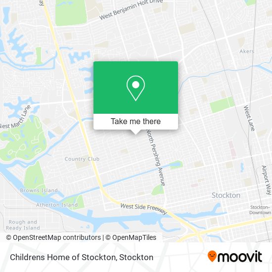 Mapa de Childrens Home of Stockton