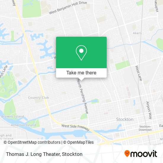 Mapa de Thomas J. Long Theater