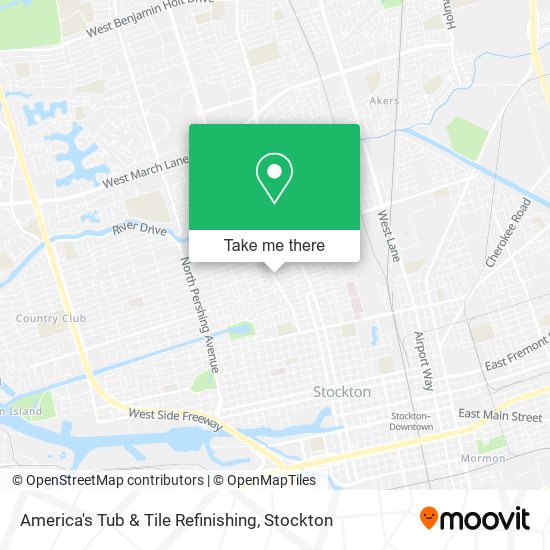 America's Tub & Tile Refinishing map