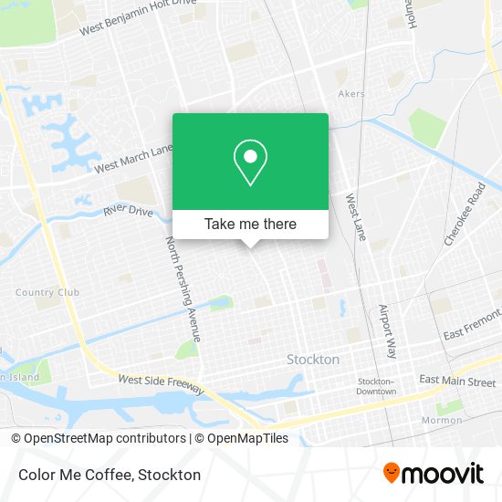 Mapa de Color Me Coffee