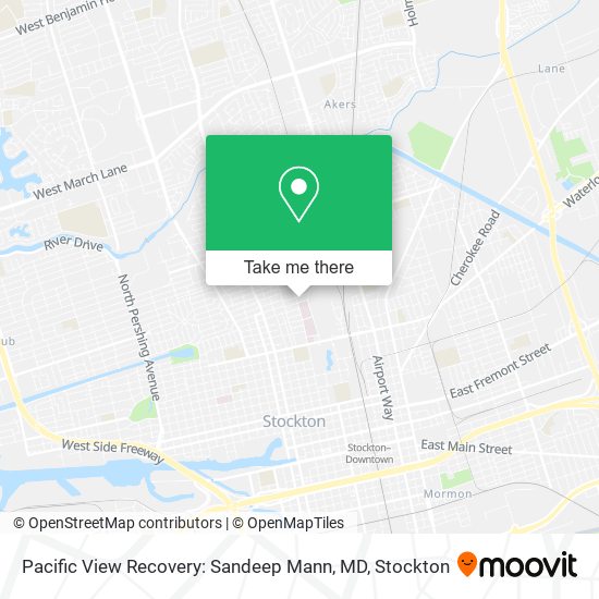 Mapa de Pacific View Recovery: Sandeep Mann, MD