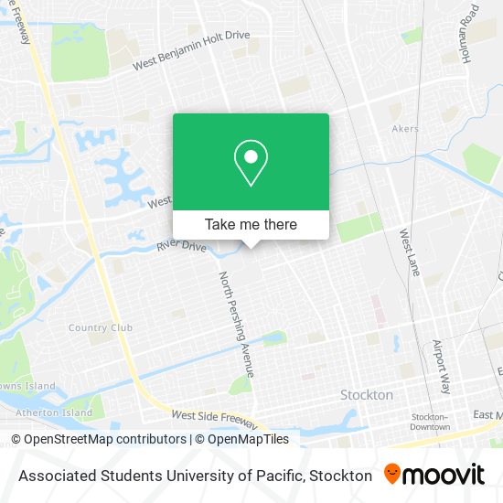 Mapa de Associated Students University of Pacific