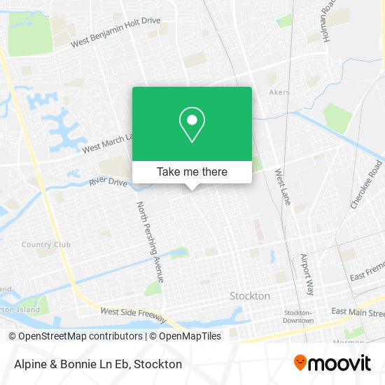Alpine & Bonnie Ln Eb map