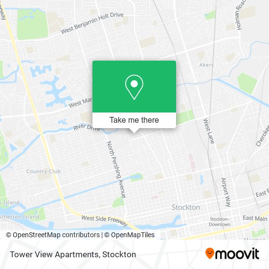 Tower View Apartments map