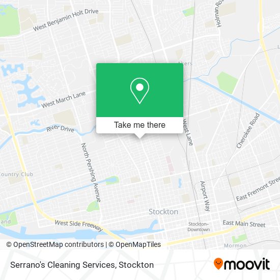 Serrano's Cleaning Services map