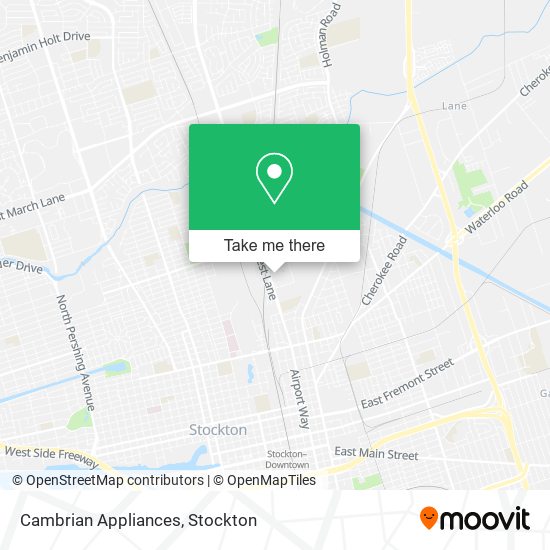 Cambrian Appliances map