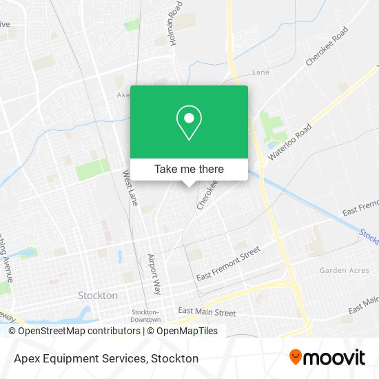 Mapa de Apex Equipment Services