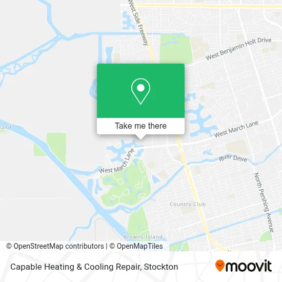 Capable Heating & Cooling Repair map