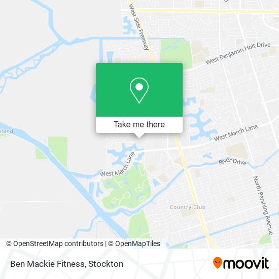Mapa de Ben Mackie Fitness