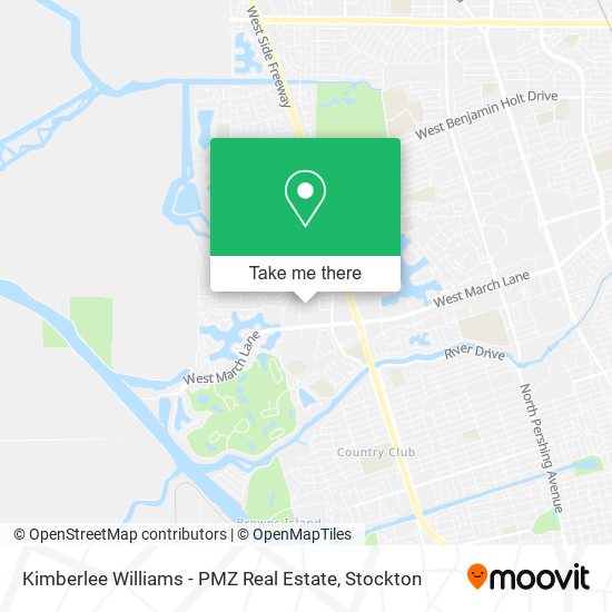 Kimberlee Williams - PMZ Real Estate map