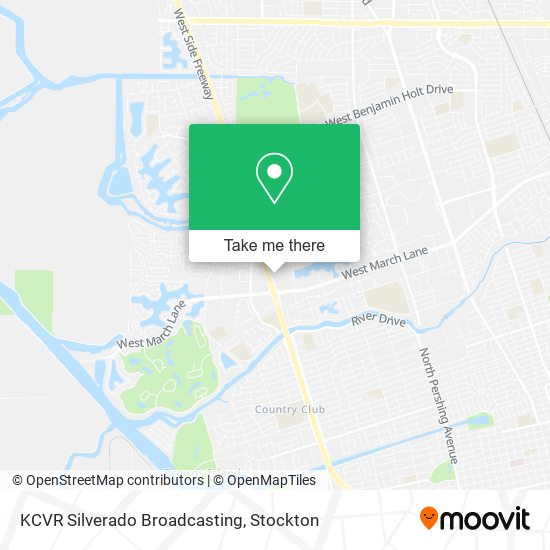 KCVR Silverado Broadcasting map