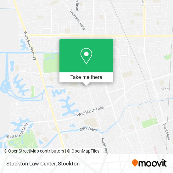 Stockton Law Center map