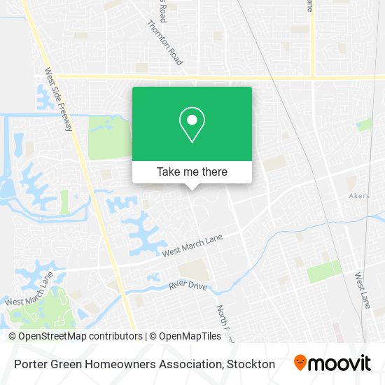 Mapa de Porter Green Homeowners Association