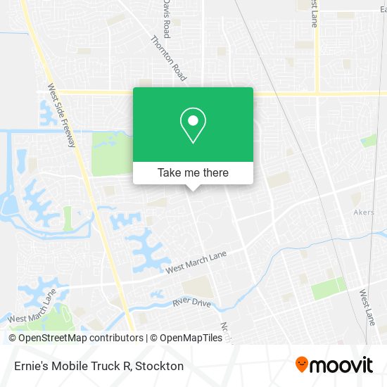 Mapa de Ernie's Mobile Truck R