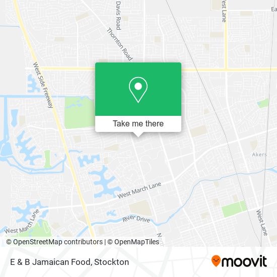 Mapa de E & B Jamaican Food