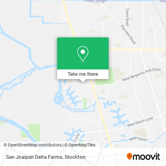 Mapa de San Joaquin Delta Farms