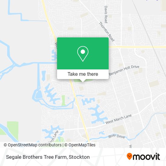 Segale Brothers Tree Farm map