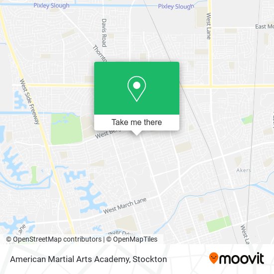 American Martial Arts Academy map