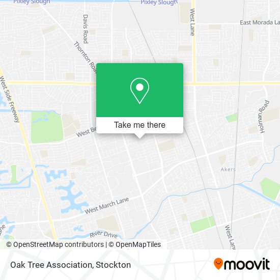 Oak Tree Association map