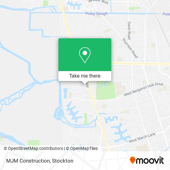 MJM Construction map