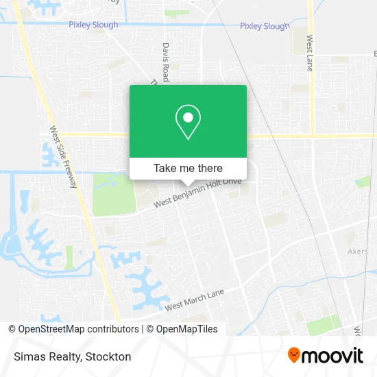 Simas Realty map