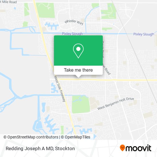 Mapa de Redding Joseph A MD