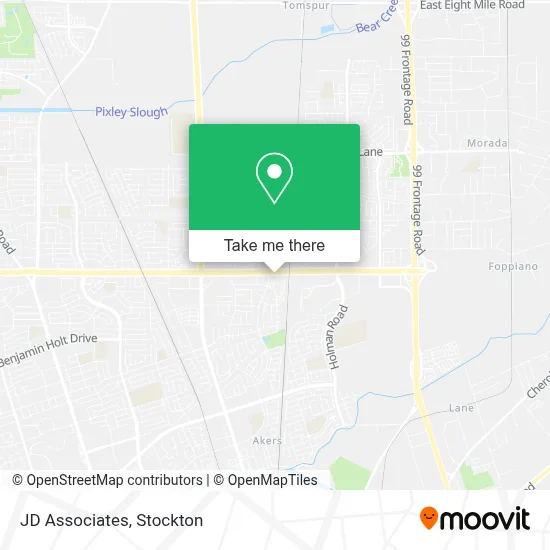 JD Associates map