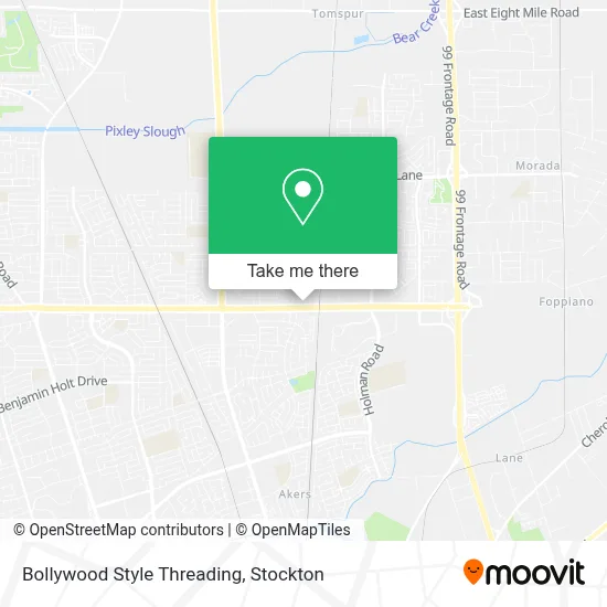 Bollywood Style Threading map
