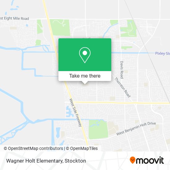 Wagner Holt Elementary map