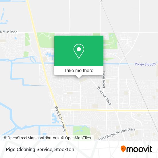 Pigs Cleaning Service map