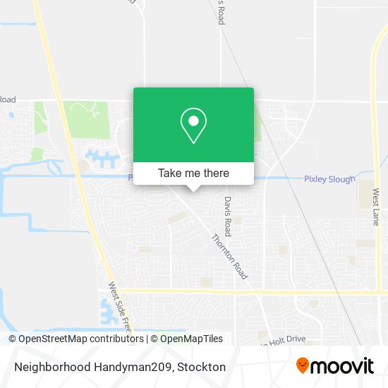 Neighborhood Handyman209 map