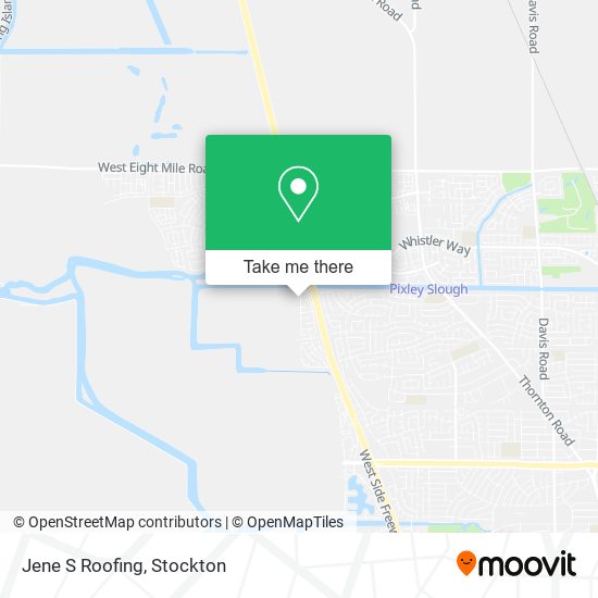 Jene S Roofing map