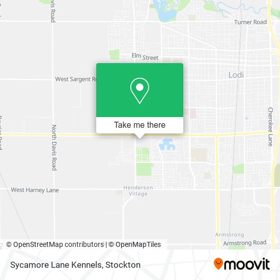 Sycamore Lane Kennels map