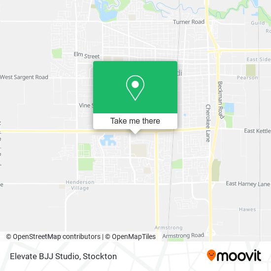 Elevate BJJ Studio map
