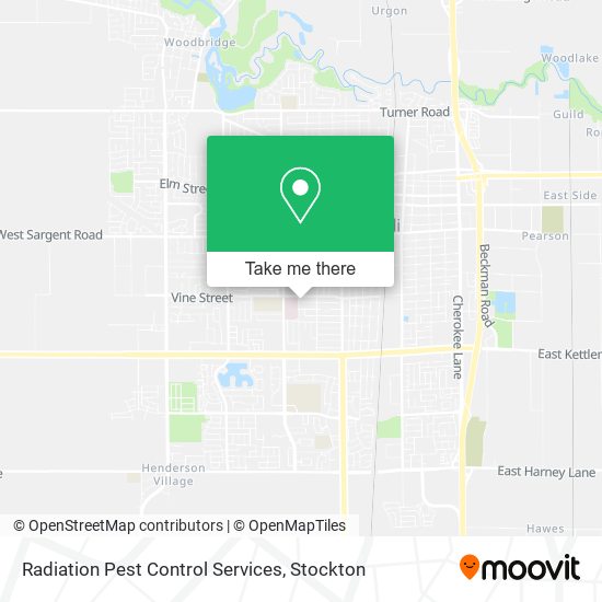 Radiation Pest Control Services map