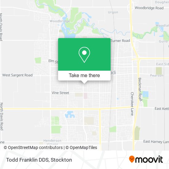 Todd Franklin DDS map