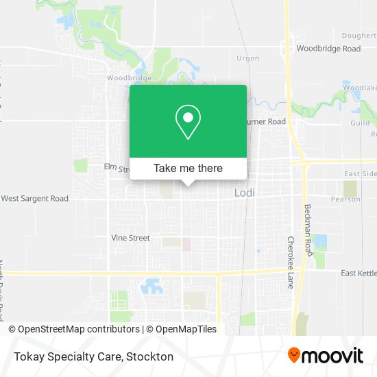 Tokay Specialty Care map