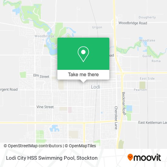 Lodi City HSS Swimming Pool map
