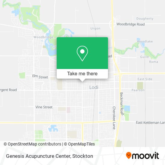 Mapa de Genesis Acupuncture Center