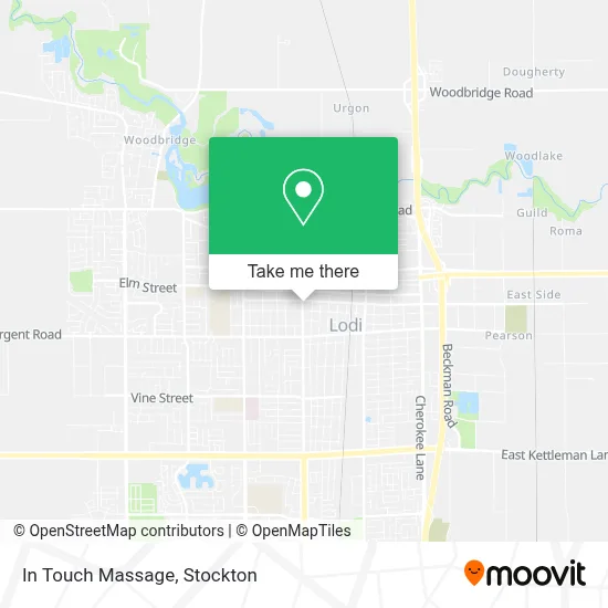 In Touch Massage map