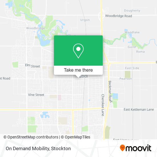 On Demand Mobility map