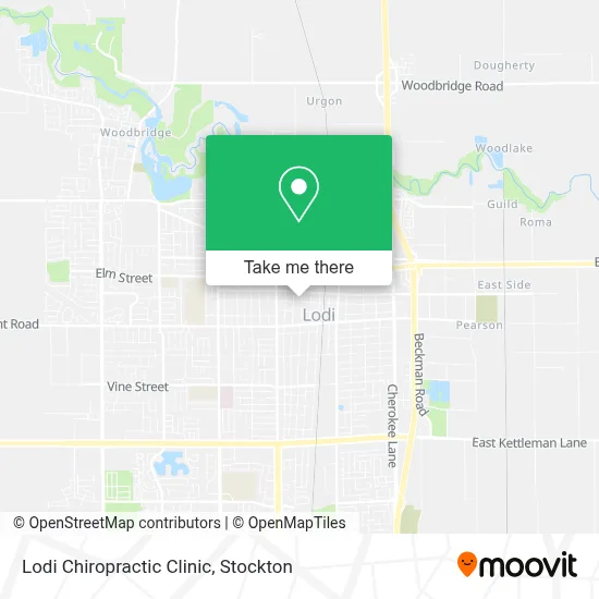 Lodi Chiropractic Clinic map