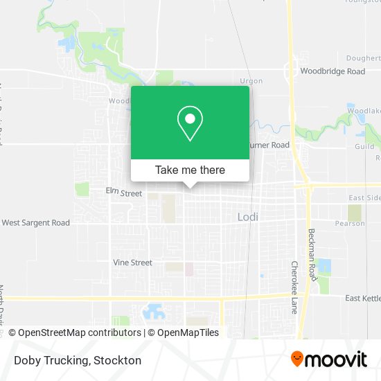 Mapa de Doby Trucking
